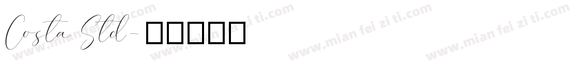Costa Std字体转换
